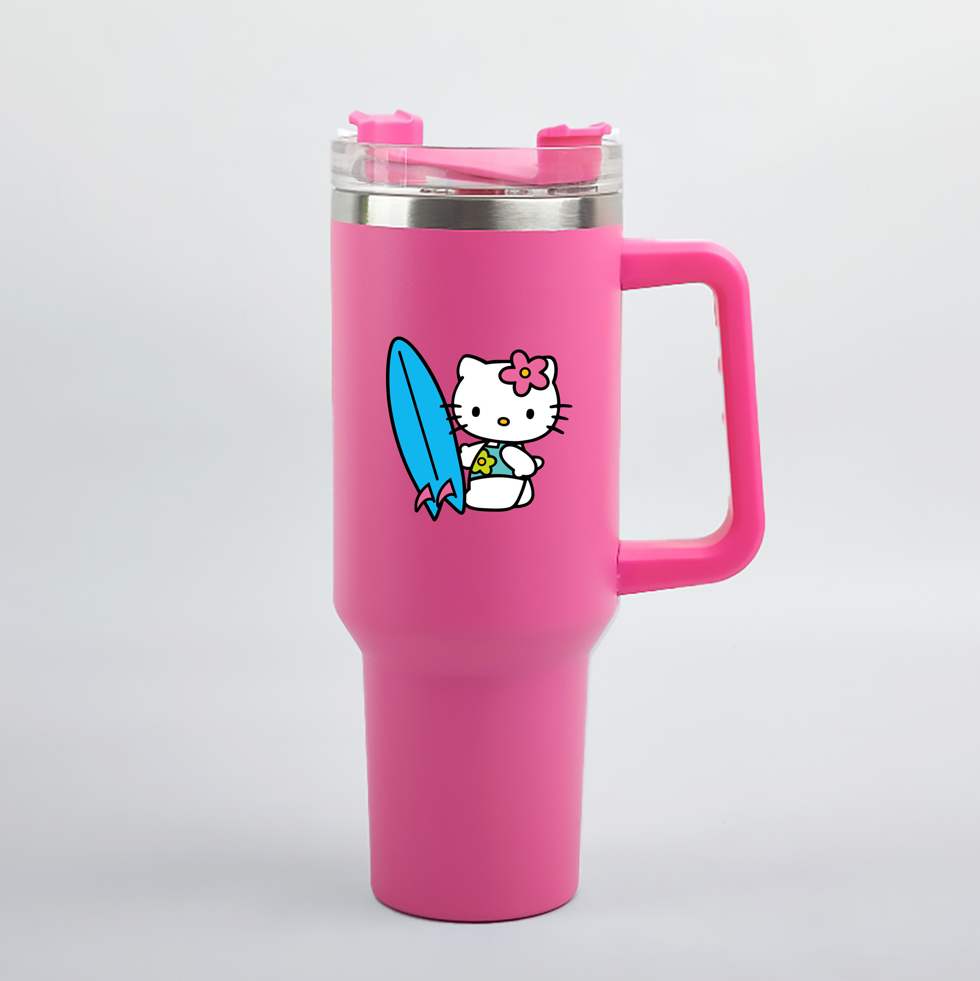 （画像用） Hello Kitty ハローキティ 1200mL車用タンブラー（カラープリント）